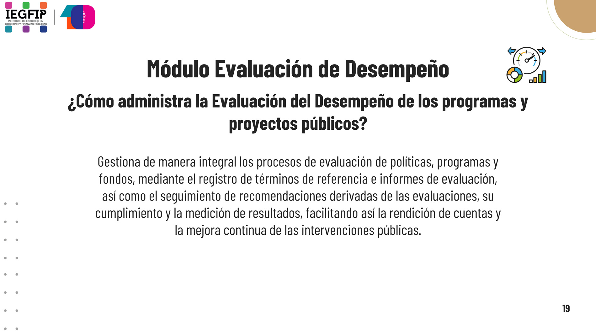 Evalúa PbR-SED 19